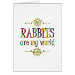 RABBITS are my world Card