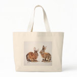 Rabbits in Watercolour Bag