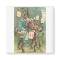 Rabbits Night Out Magnet