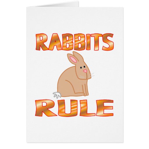 RABBITS RULE CARDS