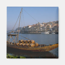 Rabelo Boats, Porto, Portugal Fridge Magnets