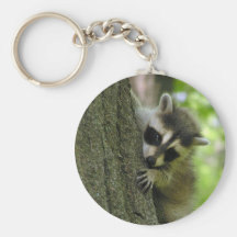 Raccoon Baby Keychain