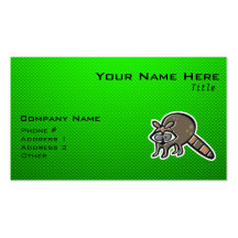 Raccoon Business Card Templates