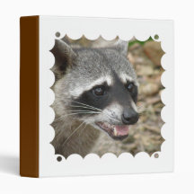 Raccoon Face Binder