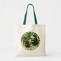 Raccoon Habitat Small Canvas Bag