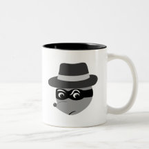 Raccoon Mobster Coffee Mugs