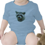 Raccoon Picture Baby Shirt