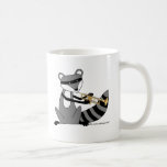 Raccoon Playing the Trumpet mugs