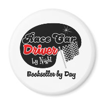 Race Car Driver by Night Bookseller by Day