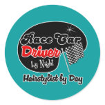 Race Car Driver by Night Hairstylist by Day