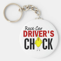 RACE CAR DRIVER’S CHICK KEY CHAIN
