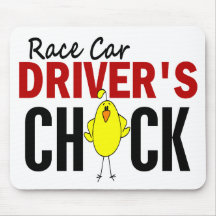 RACE CAR DRIVER’S CHICK MOUSEPAD