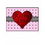 Race Diva t-shirts