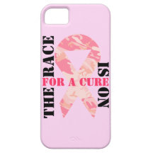 Race for a Cure is On Breast Cancer Awareness Camo iPhone 5 Cover