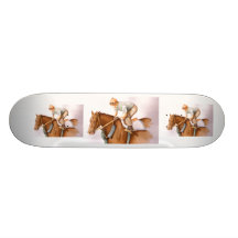 Race Horse and Jockey Skate Deck