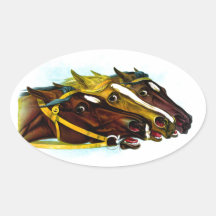 Race Horses Stickers