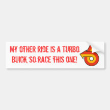 Race my other car bumper stickers
