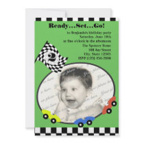Race Time Birthday/ Green