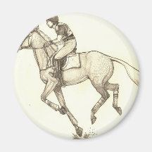 RACE TO FINISH Cross-Country Eventing Magnets
