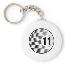 Racecar #11 key chains