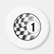 Racecar #1 refrigerator magnets