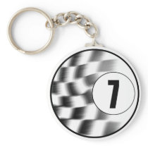 Racecar #7 keychains