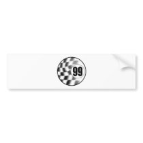 Racecar #99 bumper sticker