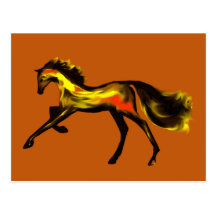 Racehorse Greats ~ Deco Thoroughbreds Post Cards