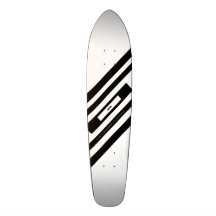 Racer Black White Infinity by Grassrootsdesigns4u! Skate Board Decks