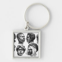 Races of Men Key Chains