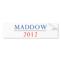 Rachel Maddow 2012 Bumper Sticker