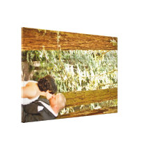Rachel & Rob's Wedding Stretched Canvas Canvas Prints