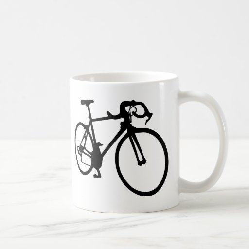 Racing bicycle coffee mug