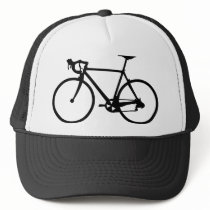 racing bike - racer bicycle trucker hat