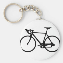 racing bike - racer bicycle key chain