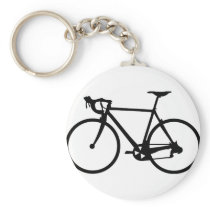 racing bike - racer bicycle key chain