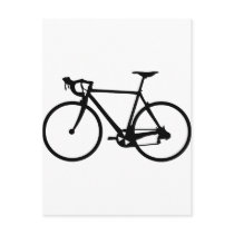 racing bike - racer bicycle postcard