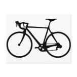 racing bike - racer bicycle postcards