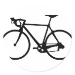 racing bike - racer bicycle round sticker