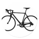 racing bike - racer bicycle stickers