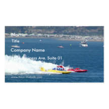 Racing Boats Business Cards