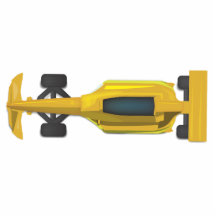 racing car photo cutout