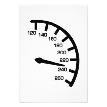 Racing car speed announcements