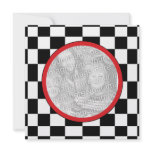 Racing Checkers Party invitations