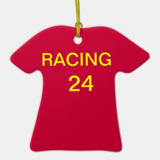 Racing Christmas Tree Ornaments