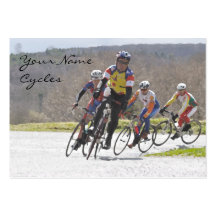 Racing cycles business card