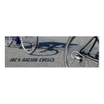 Racing cycles business card