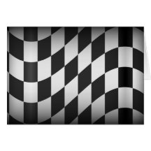 Racing Flag Greeting Cards