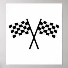 Racing flags posters