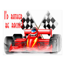 Racing Gear Post Card